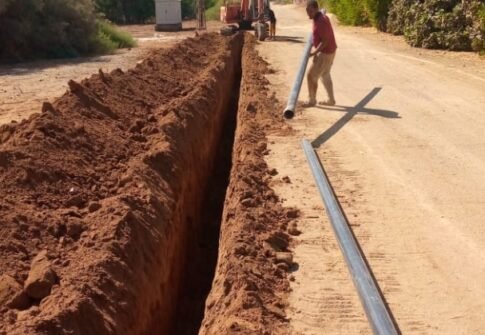 مشروع إنشاء وتنفيذ خطوط شبكات المياه لقرى الآمال والبراعم – وادي النقرة، أسوان
